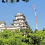 改修工事中の姫路城